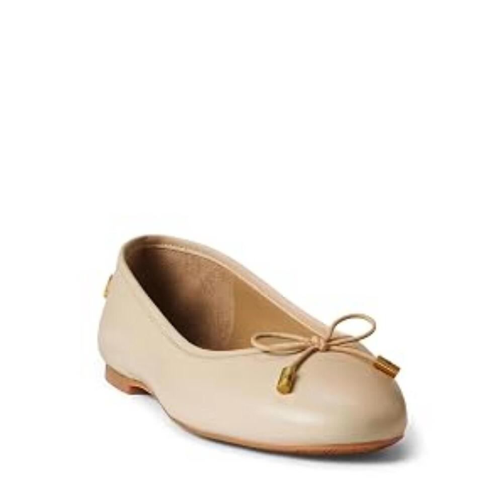 NEW RALPH LAUREN women's jayna 7 flats in explorer sand